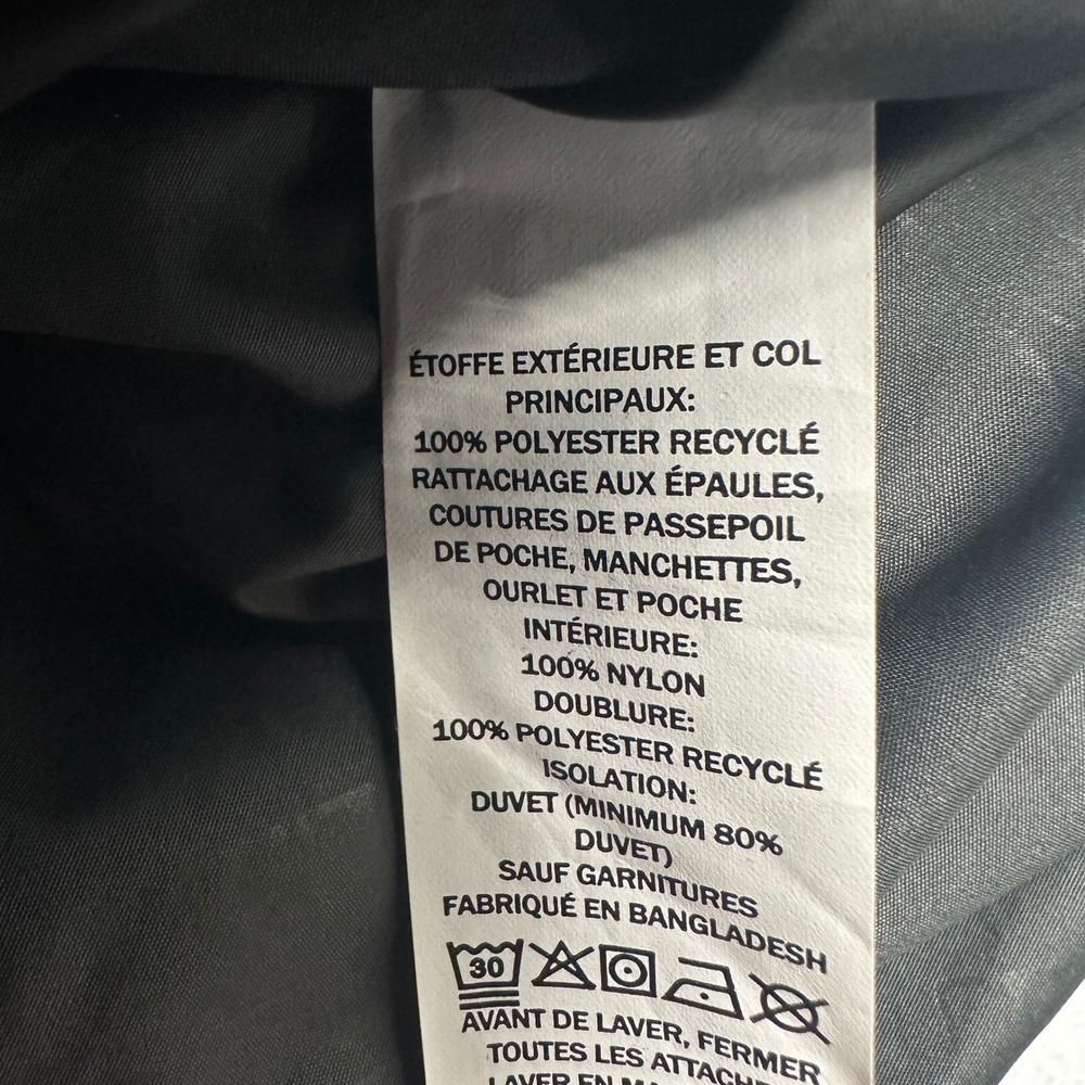 LL Bean Mens Mountain Classic Down Parka Blue Puffer Jacket Hooded Large L Reg - Picture 6 of 16